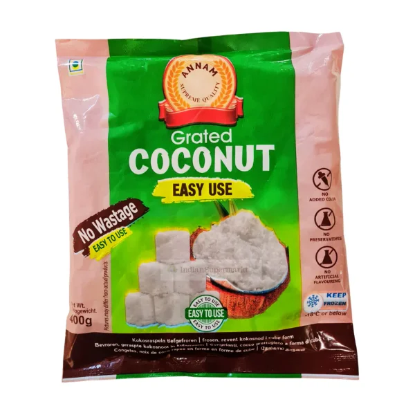 Annam grated coconut 400gm(easy use)