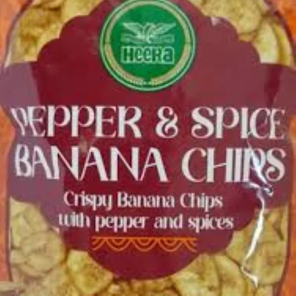 Heera pepper and spice banana chips 200gm
