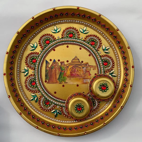 Pooja thali Decorated